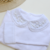 Body fem bordado manual mini rosas brancas