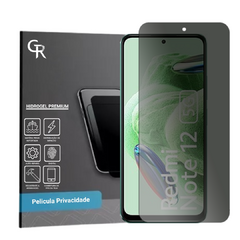 Película Hidrogel Privacidade Para Xiaomi Redmi Note 12 4G