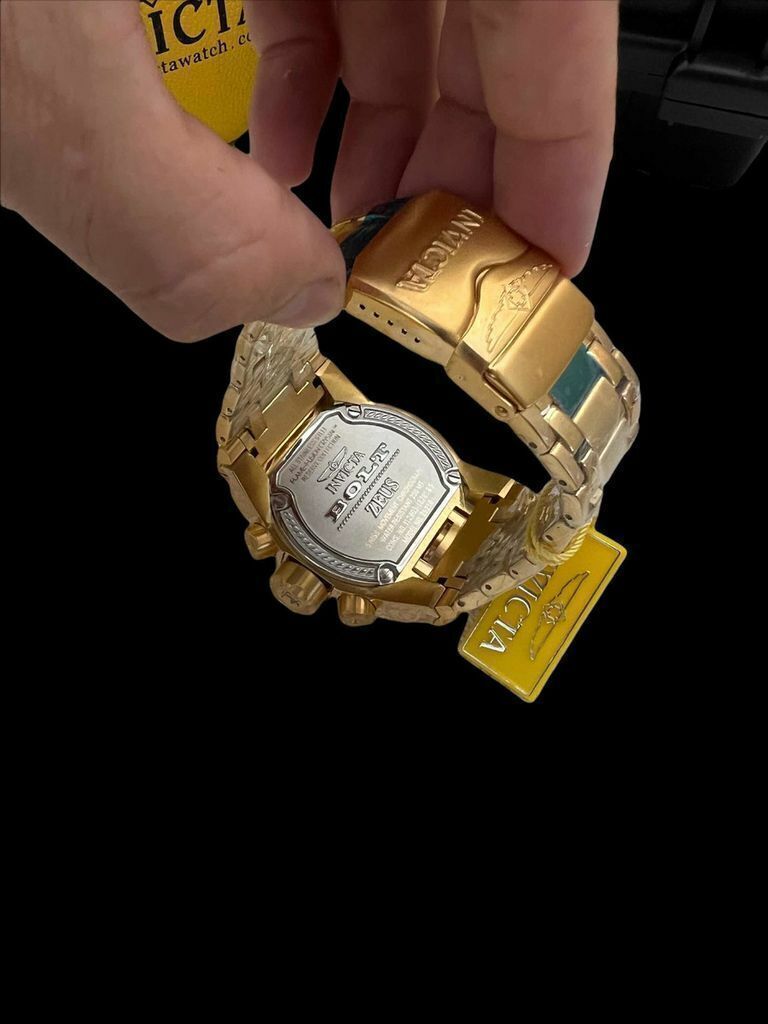 Relógio Invicta Zeus Magnum Banhado A Ouro 18K ORIGINAL