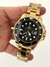 Primeira Linha AAA RELÓGIO ROLEX DOURADO FUNDO PRETO