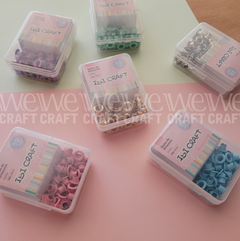 Ojales eyelets | 50pcs | Ibi Craft | ROSA - Insumos de impresion Burzaco