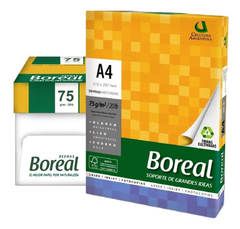 Resma A4 | Boreal 75gr | 500 hjs