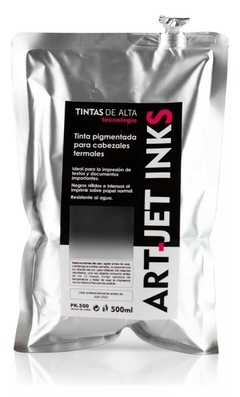 Tinta pigmentada Negro | compatible con Canon y HP | Art Jet 500ml - comprar online