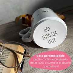 Taza MIMO de polimero sublimable Workat | BLANCO | 6 UNIDADES - Insumos de impresion Burzaco