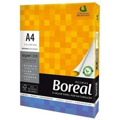 Resma Boreal 90gr | 500 hojas | A4 | CAJA X 5