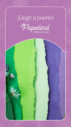 Papelina de Adorie | Verde primavera | teñidos en su pasta - tienda online