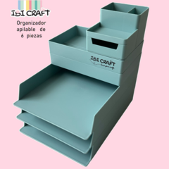 ORGANIZADOR SET IBICRAFT | VERDE PASTEL - comprar online