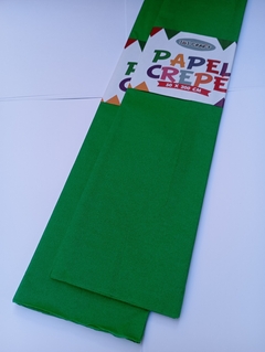 Papel crepe liso | VERDE NAVIDAD - comprar online