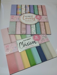 Papel para scrapbooking | Papeles ilustrados | 180gr 24 hojas 30x30cm | Ibi Craft