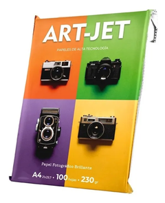 Papel fotográfico brillante | 230gr A4 | Art Jet