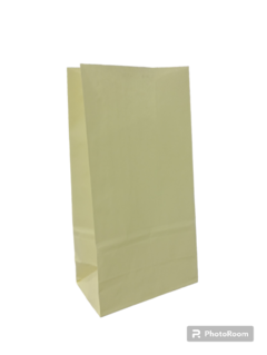 Bolsas con fuelle de papel | AMARILLO PASTEL | ideal para candy