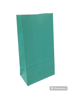 Bolsas con fuelle de papel | VERDE PASTEL | ideal para candy