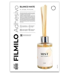 Filmilo adhesivo Blanco Mate | A4 20 hjs | Art Jet