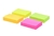 Bloco Adesivo Colorido Neon 38mmx50mm - Oppbag com 4 Blocos 100F Cada Jocar Office na internet