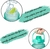 Imagem do Garrafa De Água Squeeze Galão 2l Litros Motivacional Academia Kit 3 Garrafas Colorida Antivazamento 3D Tie Dye