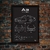 Quadro/Poster Audi A3 8V 1.8 Sedan Ambition 2016 | Preto & Branco - loja online