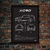 Quadro/Poster Volvo Xc90 T8 2019 | Preto & Branco - loja online