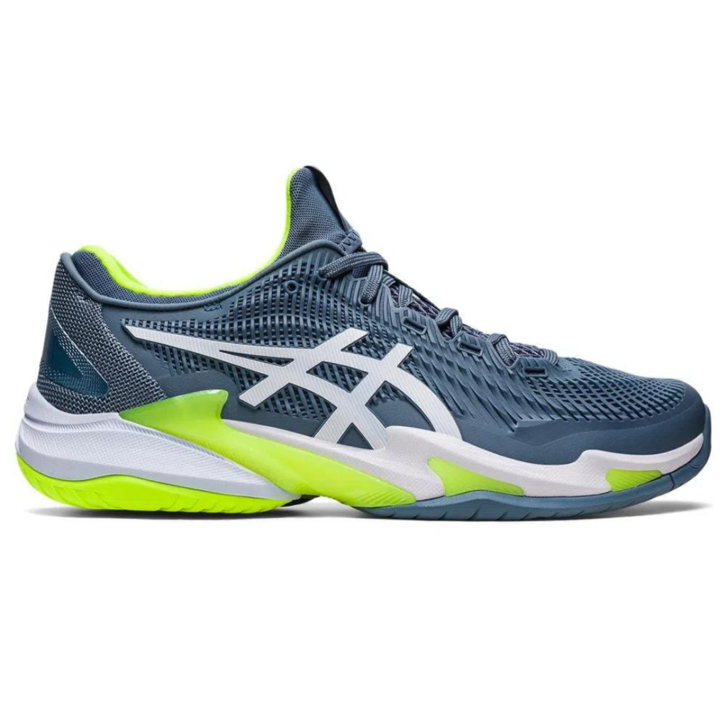 Asics cinza cheap e verde