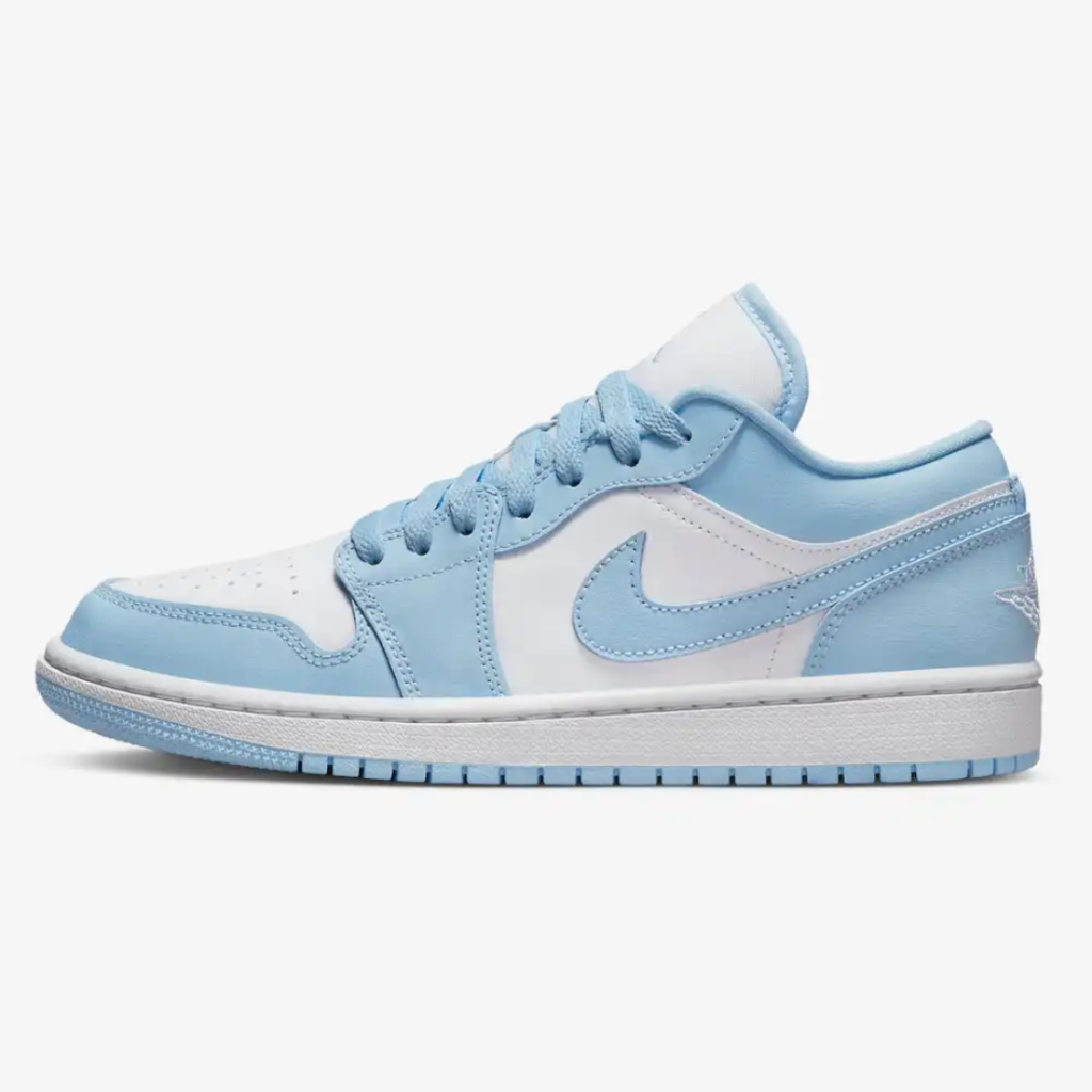 Tenis nike air jordan 1 low university blue azul claro