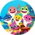 Aplique Redondo Baby Shark 5×5 – Pct C/ 10 unid - comprar online