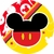 Aplique Redondo Mickey Mouse 5×5 – Pct C/ 10 uni na internet
