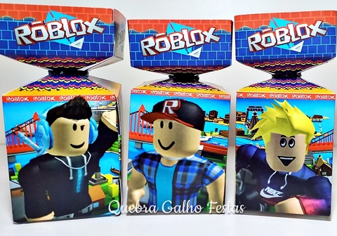 Lembrancinhas Roblox Caixa Bombom - 10 Unidades.