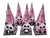 Lembrancinhas Panda Rosa Caixa Cone - 10 Unidades.
