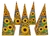 Lembrancinha Girassol Caixa Cone - Pct com 10 Unidades.