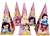 Lembrancinhas Princesas Baby Caixa Cone - Pct com 10