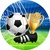 Aplique Redondo Futebol 5×5 – Pct C/ 10 uni - comprar online