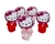 Mini Tubete Hello Kitty C/ Aplique Pct. C/ 10 Unidades