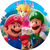 Aplique Redondo Mario Bros 5×5 – Pct C/ 10 uni