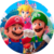 Aplique Redondo Mario Bros 5×5 – Pct C/ 10 uni - Grupo Festas