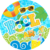Aplique Redondo Pool Party Azul 5×5 – Pct C/ 10 unid - comprar online