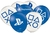 Bexiga PlayStation Azul e Branco FestColor - Pct com 25
