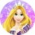 Rapunzel Aplique Redondo 5×5 – 10 Unidades na internet