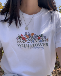 T-shirt modelo Premium - Namjoon Wild Flower (30 dias para envio)