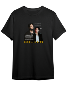 T-shirt modelo Premium - Golden gráfica (30 dias para envio)