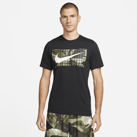 Camiseta Nike Sportswear Club AOP Masculina Swoosh Gráficos