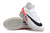 Society Nike Mercurial Superfly 9 Air Zoom TF - Branco e Vermelha - MAGNUM SPORT