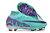 Chuteira Nike Mercurial Superfly 9 Air Zoom Ultra FG - Azul e Roxa