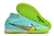 Society Nike Mercurial Superfly 9 Air Zoom TF - Azul e Verde