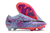 Chuteira Nike Mercurial Vapor 15 Air Zoom MDS6 FG na cor Branca e Rosa.