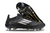 Chuteira Adidas F50 SG totalmente em Preto e com detalhes em Dourado e Cinza