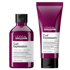 Kit Loreal Profesional Curl Expression Shampoo 300ml y Crema de Peinado 200ml