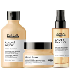 Kit Loreal Profesional Shampoo, Mascara y Absolut Repair Oil 10 en 1