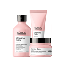 Kit Shampoo 300ml, Acondicionador 200ml y Mascara 250ml Vitamino Color Loreal Professionnel