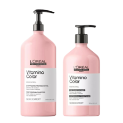 Kit Shampoo 1500ml y Acondicionador 750ml Vitamino Color Loreal Professionnel