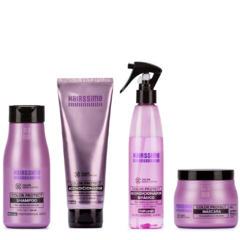 Kit Shampoo 350ml, Acondicionador 225ml, Mascara 300ml y Bifasico 240ml Color Protect Hair Logic Hairssime