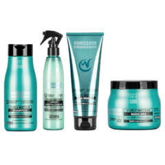 Hairssime Kit Shampoo, Revitalizador, Co-Wash y Máscara Curly Motion Hair Logic